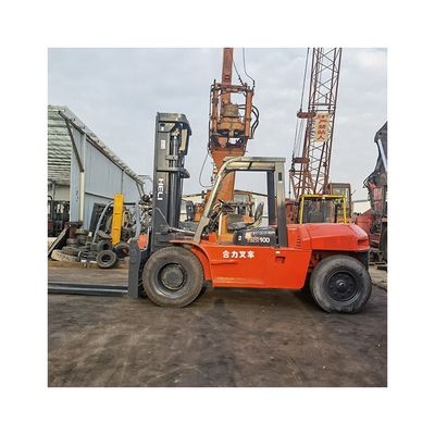 2012 헬리 10톤 디젤 엔진 포크리프트 10000kg 용량 및 일상 포크 길이