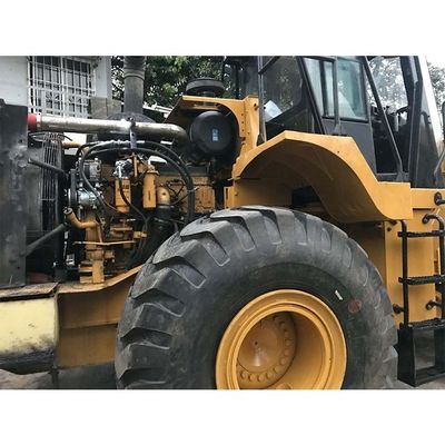 작업 시간 협상 용량 트럭에 사용 된 Cat 966H 바퀴 로더