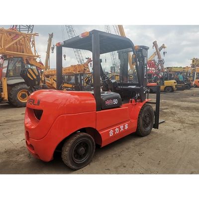 사용 된 LONGHUA HELI50 5t 3000lb cpqd30 포크 길이가 일상적인 실내 듀얼 연료 가솔린 가스 엔진