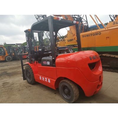 사용 된 LONGHUA HELI50 5t 3000lb cpqd30 포크 길이가 일상적인 실내 듀얼 연료 가솔린 가스 엔진