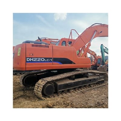 대우 220lc-7 300 420 4m3 버킷과 함께 한국의 사용 된 발굴기 Doosan 220