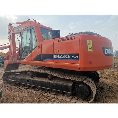 대우 220lc-7 300 420 4m3 버킷과 함께 한국의 사용 된 발굴기 Doosan 220