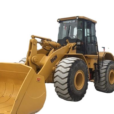 2021년 오리지널 엔진 Caterpillar 966H 전면 로더 사용 된 기계 장비
