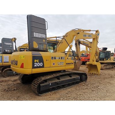 20 톤 사용 된 코마쓰 PC200 발굴기 중고용 크롤러 발굴기 2001-4000 시간