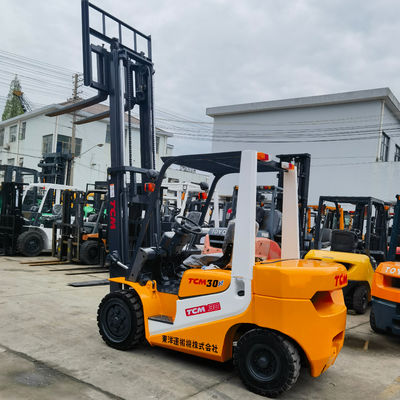 3000kg 디젤 엔진 포크리프트 3톤 일본 오리지널 코마쓰 TCM 토요타 FD30 FD30T6