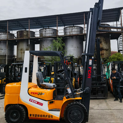 3000kg 디젤 엔진 포크리프트 3톤 일본 오리지널 코마쓰 TCM 토요타 FD30 FD30T6