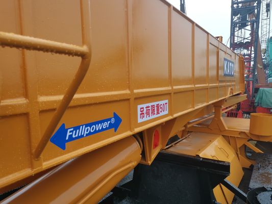 일본 사용된 카토 50톤 크레인 NK500 2021년 50000kg 무게 25톤 이동 트럭 크레인