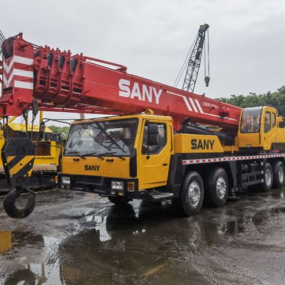 오리지널 50 톤 Sany QY50 중고용 트럭 크레인 57m 모바일 건설 기계
