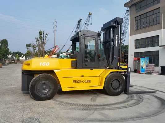 디젤 엔진 전원 및 1150mm 포크 길이와 함께 최고 사용 코마쓰 FD160