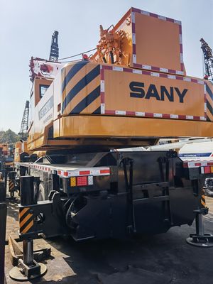SANY STC800 80 톤 이동 자동차 크레인 사용 된 건설 기계 모든 지형 이동 크레인