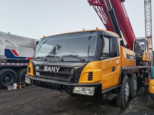 SANY STC800 80 톤 이동 자동차 크레인 사용 된 건설 기계 모든 지형 이동 크레인