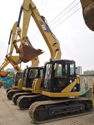 13TON 중고 Caterpillar 313D Digger 상하이에서 사용 된 Cat 312D 313D 크롤러 발굴기