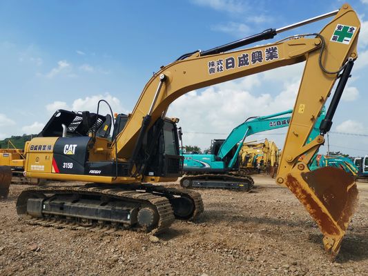2001-4000 근무 시간 CAT 315D 중형 대량 발굴기 15 톤 사용 된 크롤러 발굴기