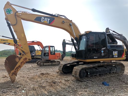 2001-4000 근무 시간 CAT 315D 중형 대량 발굴기 15 톤 사용 된 크롤러 발굴기