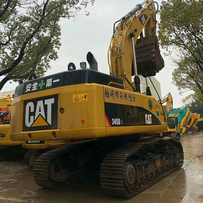 원본 수압 실린더와 2001-4000 작업 시간으로 사용 된 CAT 345D 발굴기