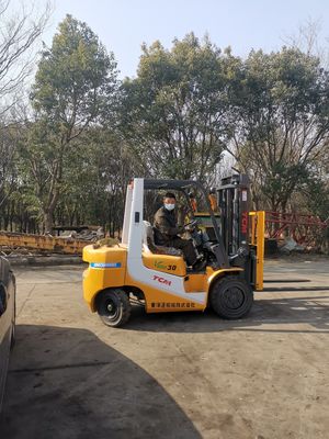 1200mm 포크 너비 TCM 3톤 3.5톤 디젤 포크리프트 ISUZU YANMAR MISUBISHI 엔진