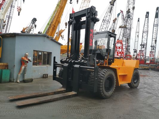 다재다능한 Folklifter 20t 10000kg AC 히터와 일반적인 포크 너비와 함께 포크 트럭