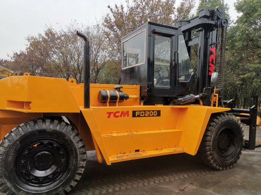 다재다능한 Folklifter 20t 10000kg AC 히터와 일반적인 포크 너비와 함께 포크 트럭