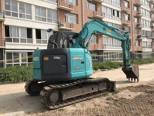 원래 상태 Kobelco SK70SR 7 톤 사용 된 크롤러 발굴기