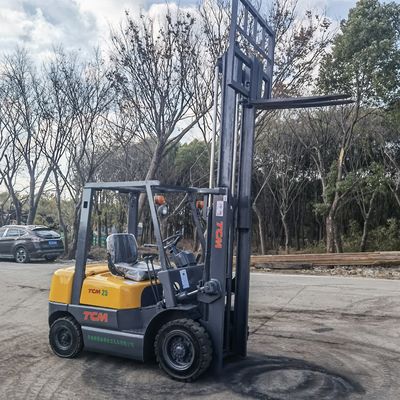 2.5 톤 TCM 포크리프트 FD25T5 표준 전체 차원의 2.5 톤 포크리프트 사용