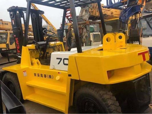 좋은 작업 조건 에너지 광산 산업에 사용되는 중고용 Tcm 7T 포크크리프트