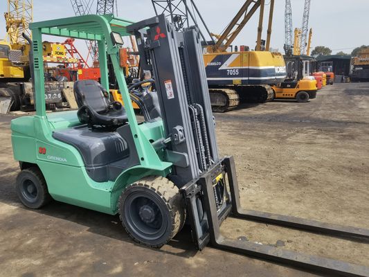 사용된 미쓰비시 3톤 FD50 FD70 FD250 FD300 180mm 포크 너비의 디젤 포크리프트