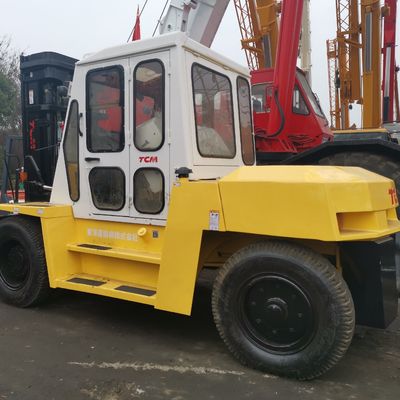 건축물 상점 10000kg 무게 TCM FD100 10톤 일본 원본 포크리프트