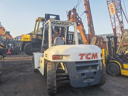 10 톤 디젤 포크 픽터 ISUZU 엔진 TCM 기술 및 일상 포크 너비