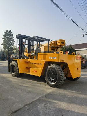 포크 너비 루틴 TCM FD160 디젤 포크리프트 16TON 상하이의 인쇄소와 함께 사용