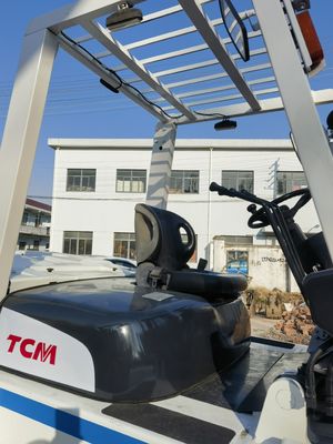 사용 된 일본 TCM FD100 디젤 포크리프트 10 톤 창고 컨테이너 팔레트 리프팅 트럭