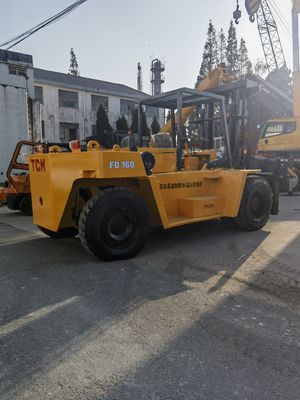 16000kg 무게 TCM FD160 디젤 포크크리프트