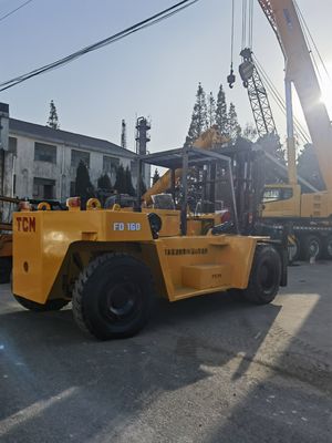 16000kg 무게 TCM FD160 디젤 포크크리프트