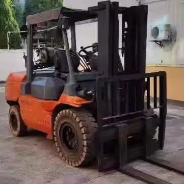 사용 된 토요타 FD50 포크리프트 5톤, 무게 5000kg, 좋은 상태