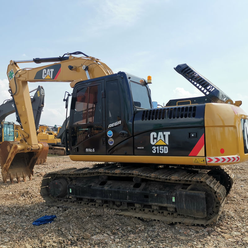 2001-4000 근무 시간 CAT 315D 중형 대량 발굴기 15 톤 사용 된 크롤러 발굴기