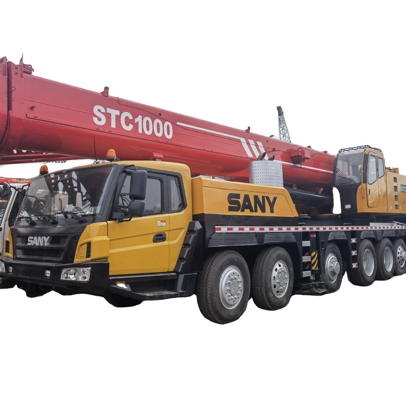 100톤 SANY STC1000 트럭 크레인 220톤 용량 및 오리지널 수압 밸브