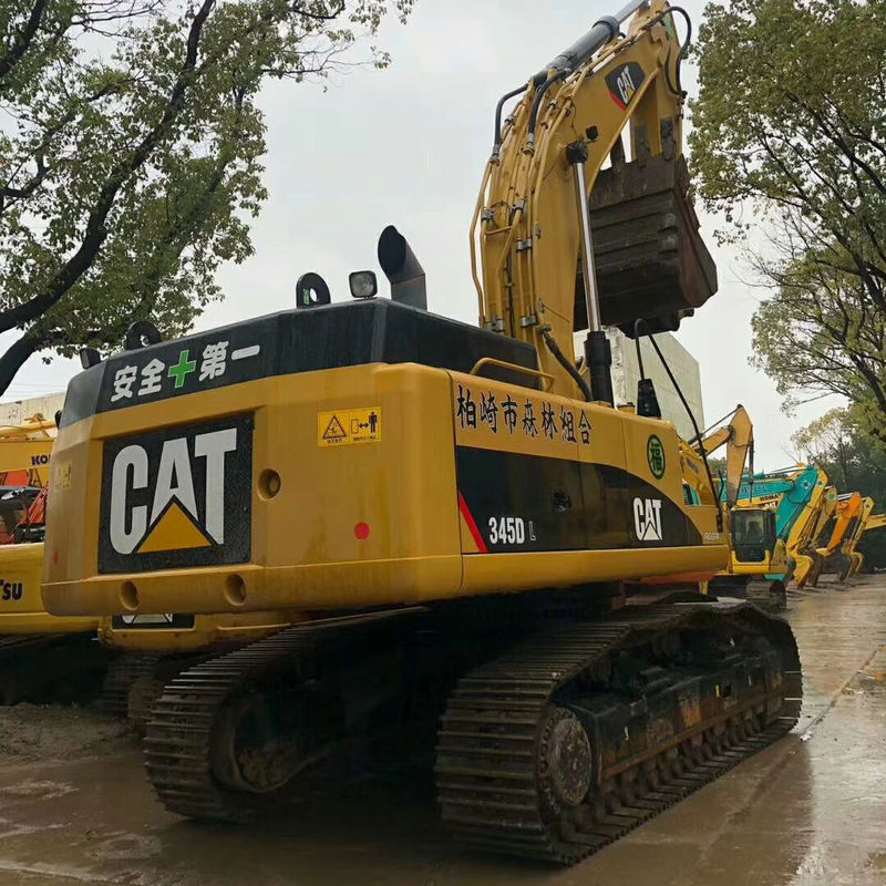 원본 수압 실린더와 2001-4000 작업 시간으로 사용 된 CAT 345D 발굴기