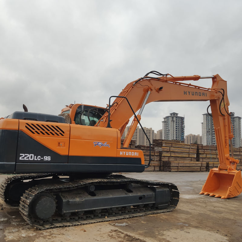 좋은 상태 현대 220-9s 발굴기 22000 KG 기계 무게 0-2000 작업 시간