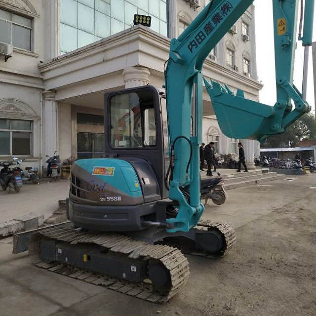 최대 들어올림 높이 44m 2021 사용 일본 5.5톤 KOBELCO SK55 SK55SR-3 미니 발굴기