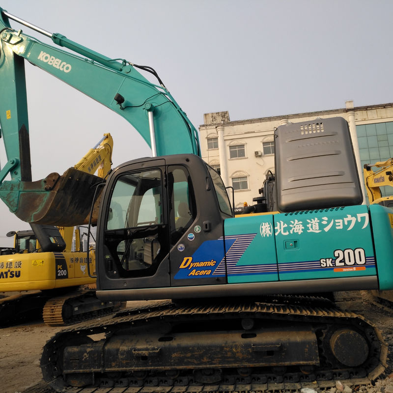 3 톤 명목 부하 용량 Kobelco SK200 발굴기 저렴 20 톤 사용 된 발굴기