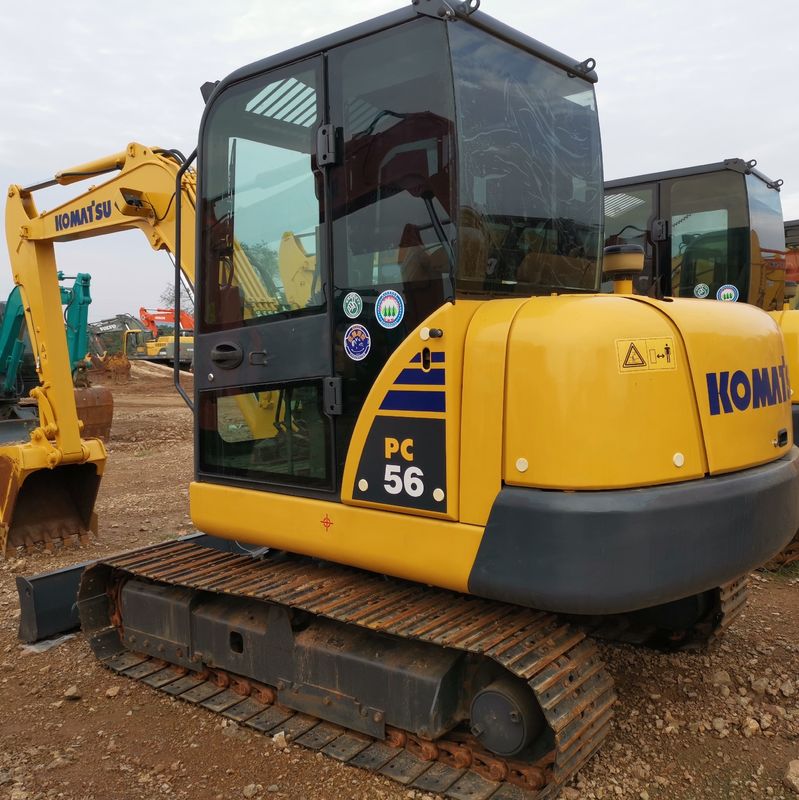 5000KG 65KM 2022 코마쓰 PC56-7 디거 상하이 5톤 미니 발굴기