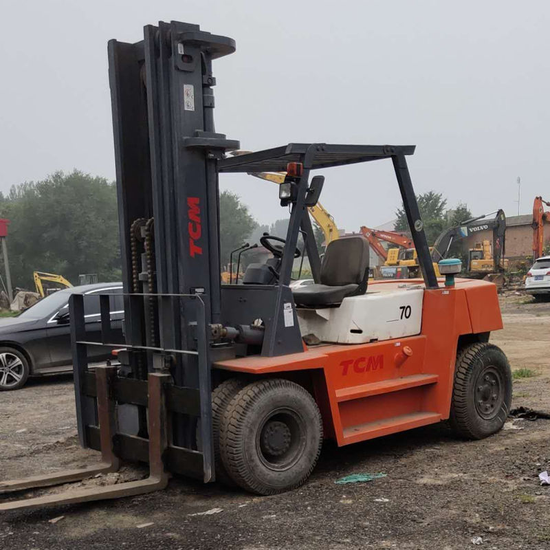 일반 포크 길이 TCM FD70 포크리프트 놀라운 성능과 7000kg 무게