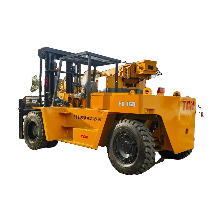 16000kg 무게 TCM FD160 디젤 포크크리프트