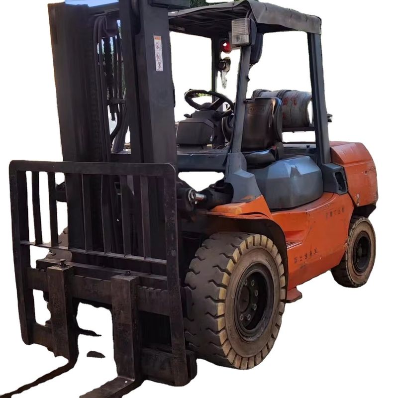 사용 된 토요타 FD50 포크리프트 5톤, 무게 5000kg, 좋은 상태
